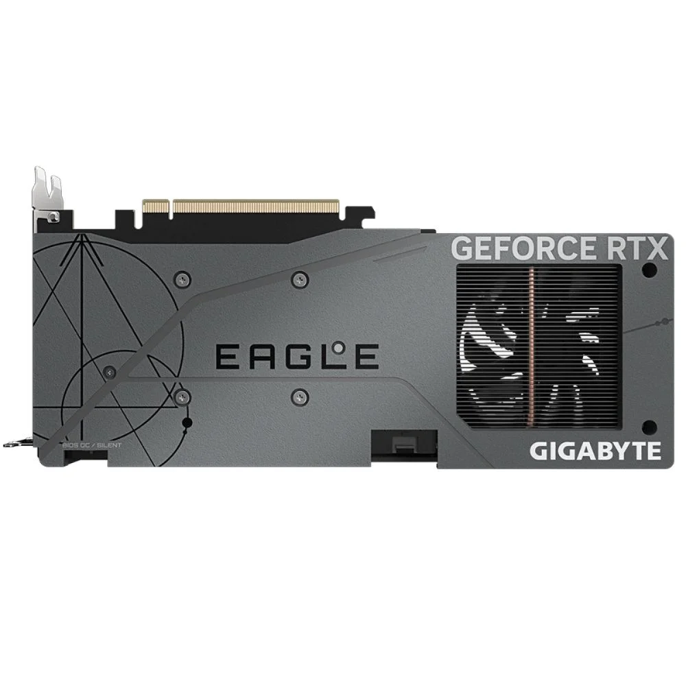 Imagem 2 de 5 do produto Placa De Vídeo RTX 4060 EAGLE OC Gigabyte Nvidia Geforce, 8GB, GDDR6, 128 BITs, DISS, Ray Tracing - GV-N4060EAGLE