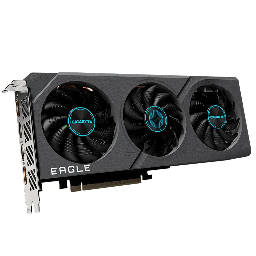 Imagem 3 de 5 do produto Placa De Vídeo RTX 4060 EAGLE OC Gigabyte Nvidia Geforce, 8GB, GDDR6, 128 BITs, DISS, Ray Tracing - GV-N4060EAGLE
