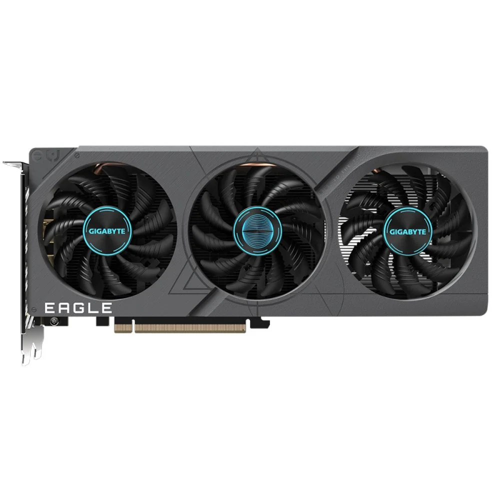Imagem 4 de 5 do produto Placa De Vídeo RTX 4060 EAGLE OC Gigabyte Nvidia Geforce, 8GB, GDDR6, 128 BITs, DISS, Ray Tracing - GV-N4060EAGLE