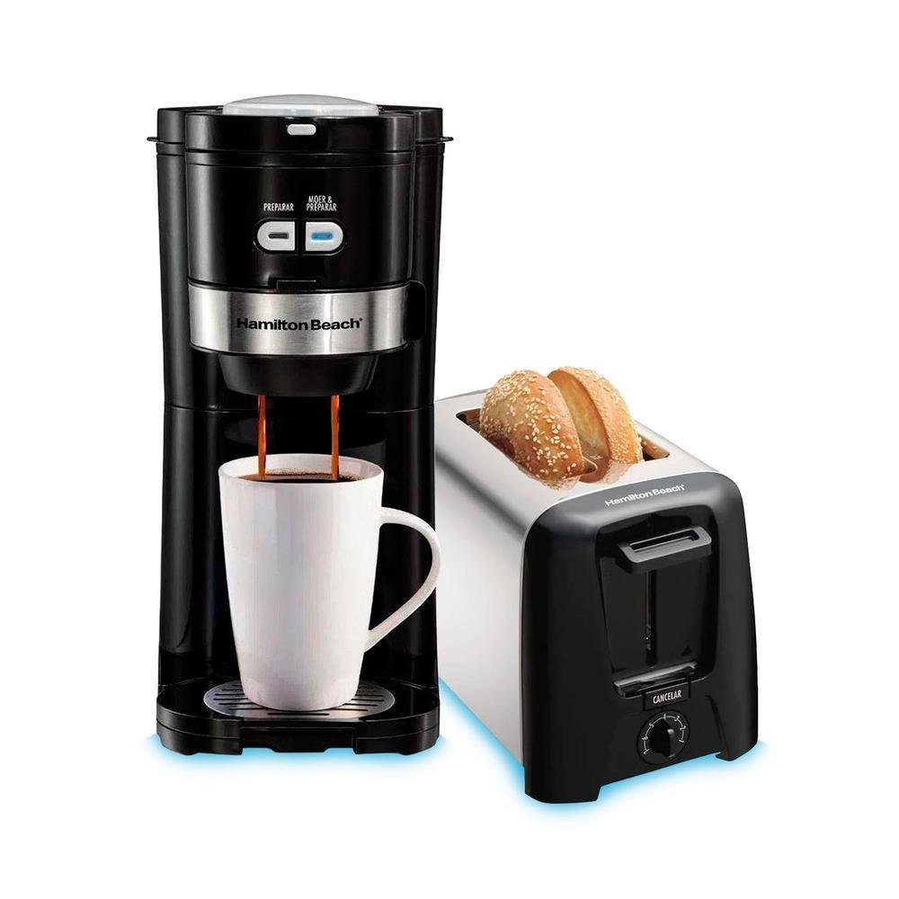 Kit Hamilton Beach Cafeteira Torradeira KaBuM