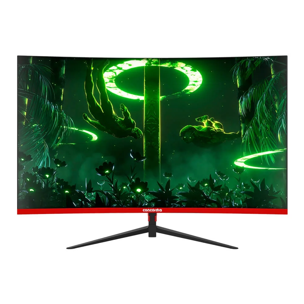 Imagem 3 de 5 do produto Monitor Concórdia Gamer Curvo CZ238F 23.8", 100hz, LED Full HD, HDMI, VGA, SRGB 99%