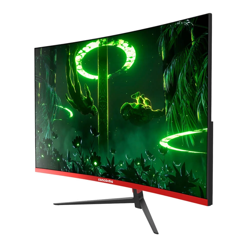 Imagem 4 de 5 do produto Monitor Concórdia Gamer Curvo CZ238F 23.8", 100hz, LED Full HD, HDMI, VGA, SRGB 99%