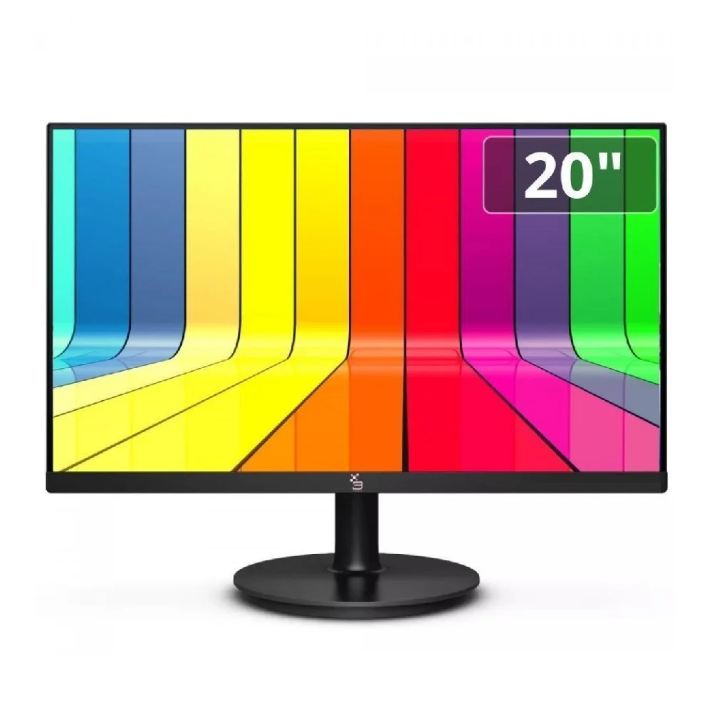Imagem 5 de 5 do produto Monitor 3Green 20 Polegadas LED, Widescreen, 75hz, HD + 1600x900, HDMI, VGA, Vesa, Ajuste De Inclinação
