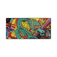 mouse pad pcyes dragon extended estilo speed - 900x420mm   Leve toda a fúria do dragão para o seu setup, com a linha de mouse pad dragon pcyes. Desenh