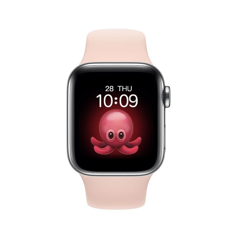 Wearable I8 Promax Relógio Inteligente 44mm, Botão Scroll Com Bluetooth 4.0, Monitoramento De Batimentos E Oxigênio