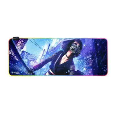 Mouse Pad Gamer Brigth, Led, Katana, Mp003