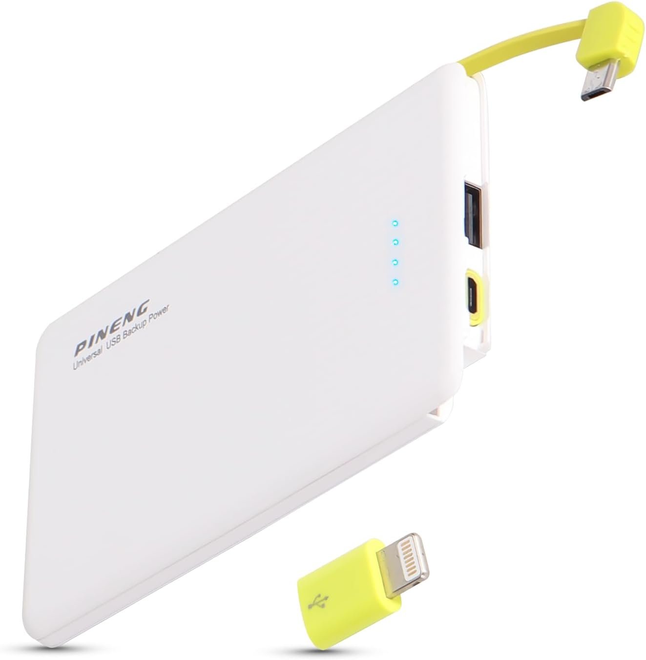 Carregador Portátil Power Bank Ponto Do Nerd, 5000Mah, Slim 952, Branco