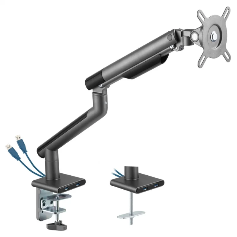 Imagem 4 de 5 do produto Suporte Articulado Para Monitor 17 A 32 Polegadas, Pcyes Usb 3.0 - Sm-049c