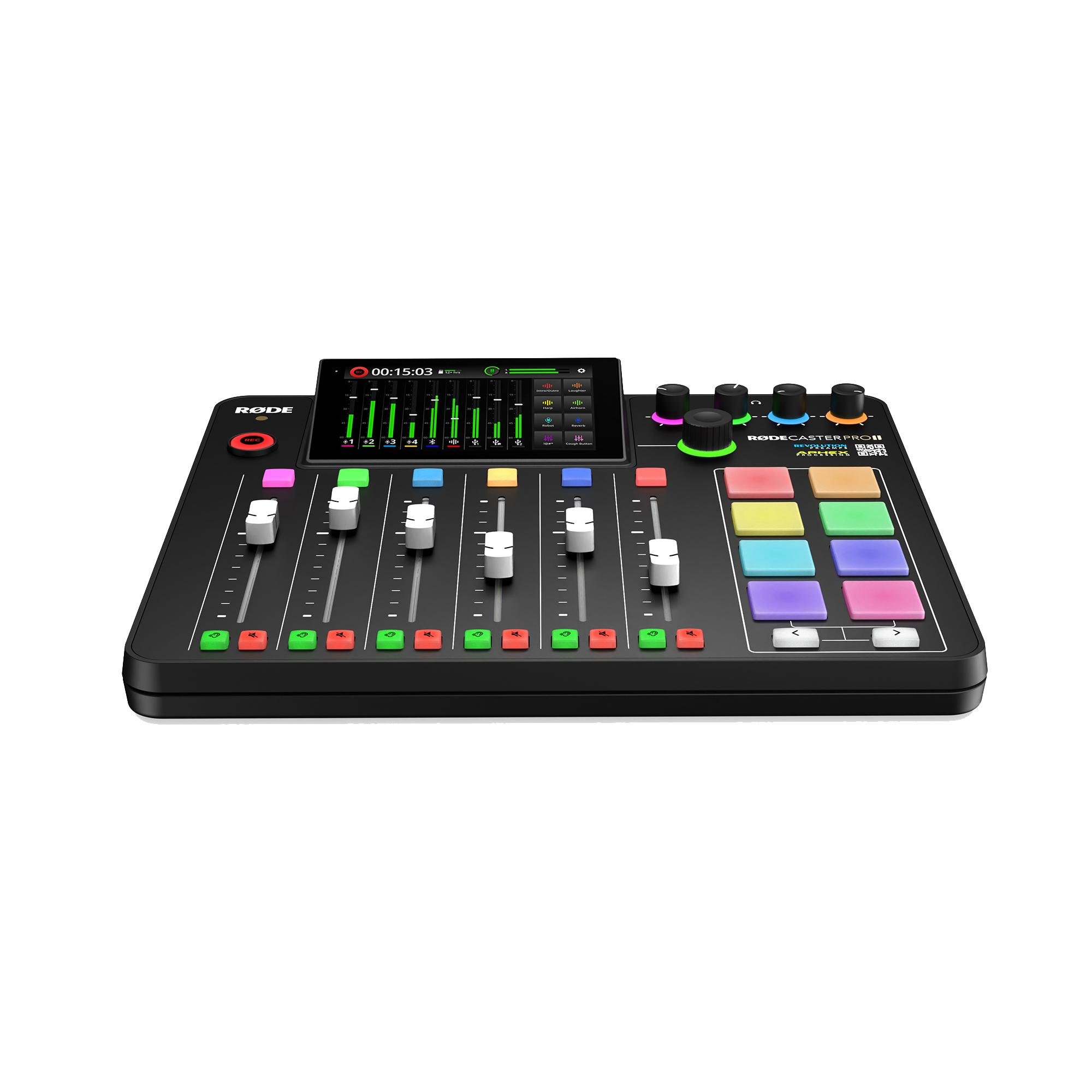 Rode Interface De Áudio Rodecaster Pro Ii,  Para Podcasts, Streaming, Produção Musical E Criação De Conteúdo