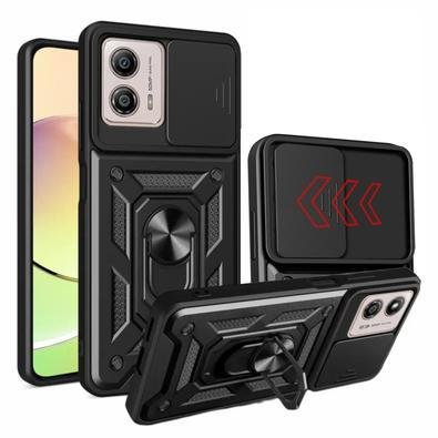 Capa  Para Motorola Moto G73, Protetora Resistente Anti Impacto, Queda Armadura Militar,preto