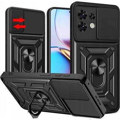 Capa Para Motorola Moto X40, Protetora Resistente, Anti Impacto, Queda Armadura, Militar,preto