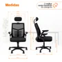 Cadeira Escritório Executiva Diretor Relax, Ergonômica, Preto