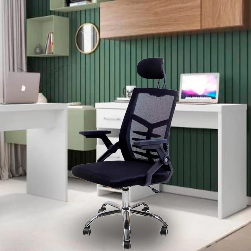 Cadeira Escritório Executiva Diretor Relax, Ergonômica, Preto Cadeira Escritório Executiva Diretor Relax, Ergonômica, Preto