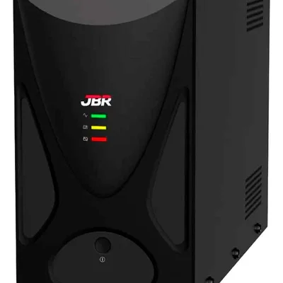 Nobreak Jbr, 2000VA, 9 Tomadas, 120V, Incluso Bateria Embutida - Compatível, PC, TV, Câmeras Segurança