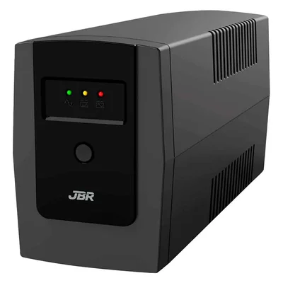 Nobreak Jbr 600VA, 3 Tomadas, 120V, Incluso Bateria Embutida - Compatível PC, TV, Câmeras Segurança