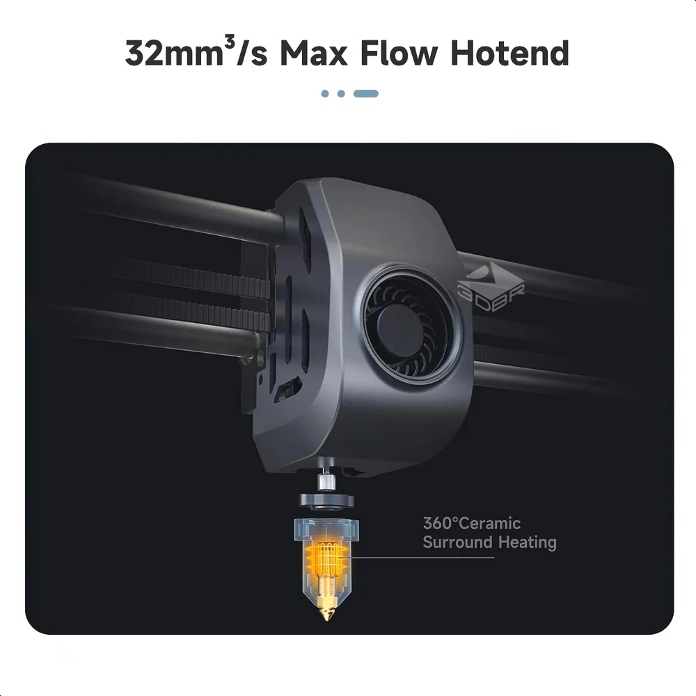 Imagem 3 de 5 do produto Impressora Creality 3D Fechada K1 Printer, FDM, Bivolt, 350W