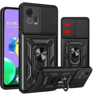 Capa Compatível Com Motorola Moto G72,Protetora Resistente, Anti Impacto Queda, Armadura Militar,preto