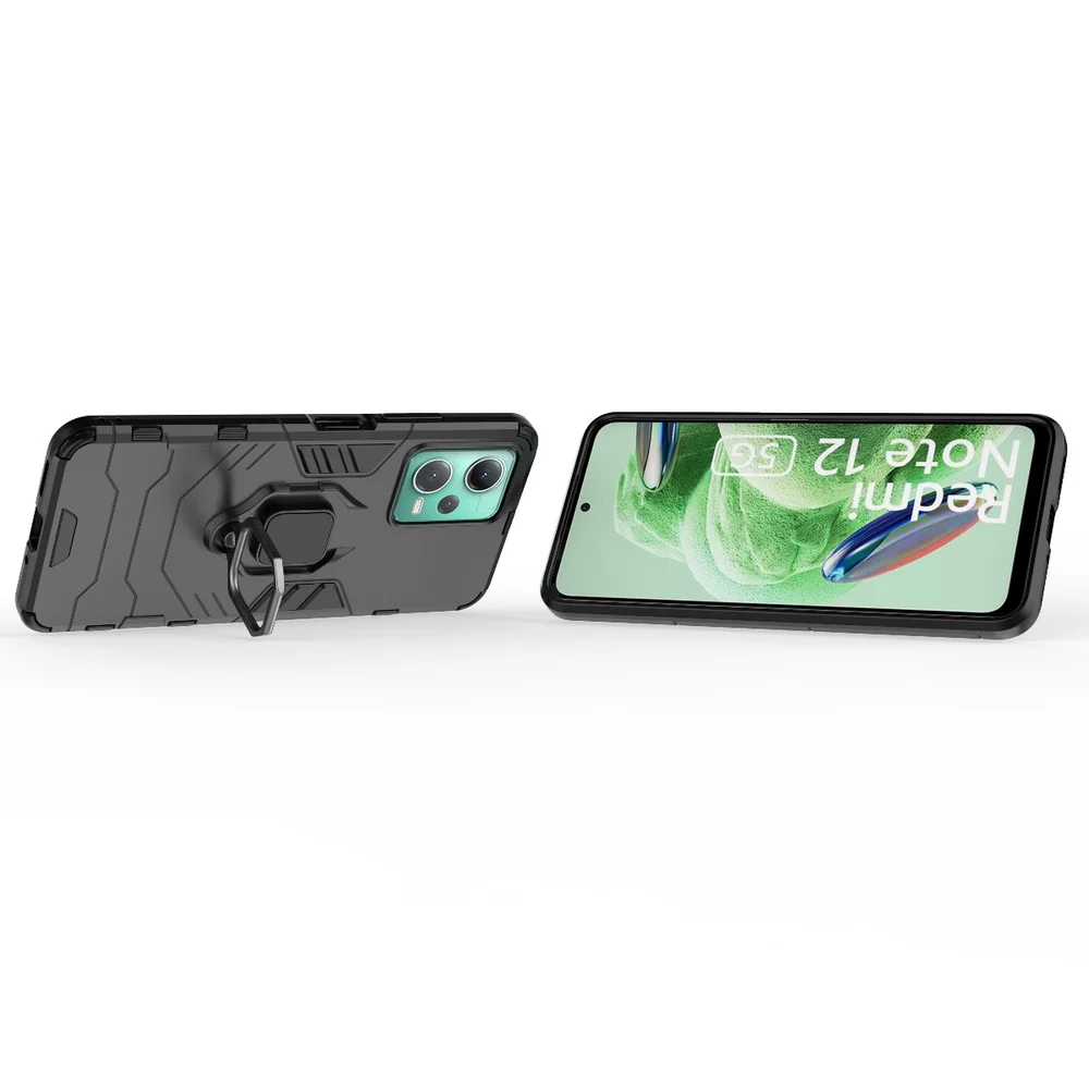 Imagem 2 de 3 do produto Capa Compatível Com Poco X5 Normal 5g,Protetora Resistente Militar, Anti Impacto Queda, Armadura,preto