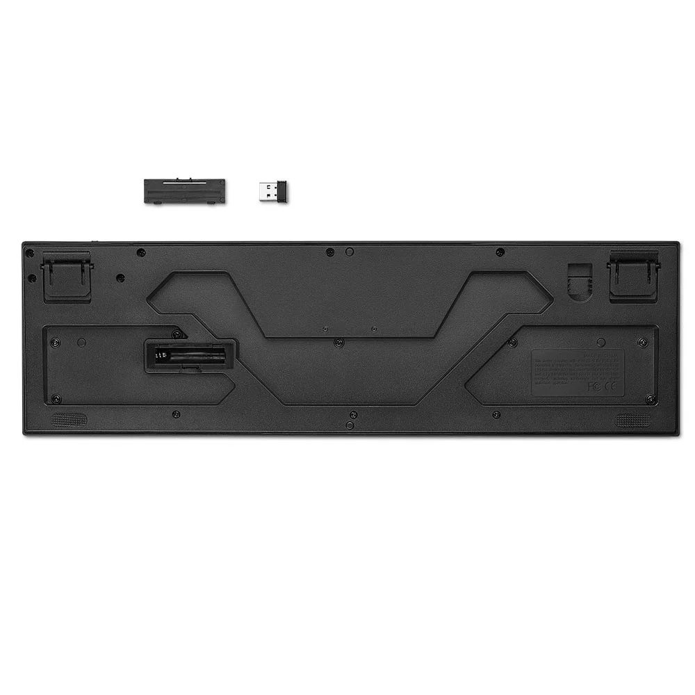 Imagem 2 de 5 do produto Teclado Sem Fio Slim Multi,Conexão 2.4ghz, USB, 12 Teclas, Multimídia,Preto  - Tc299
