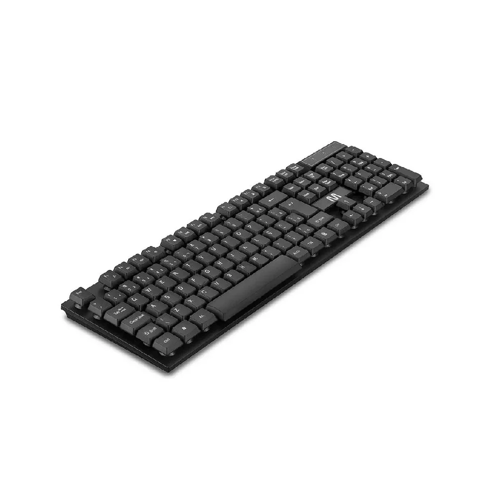 Imagem 3 de 5 do produto Teclado Sem Fio Slim Multi,Conexão 2.4ghz, USB, 12 Teclas, Multimídia,Preto  - Tc299
