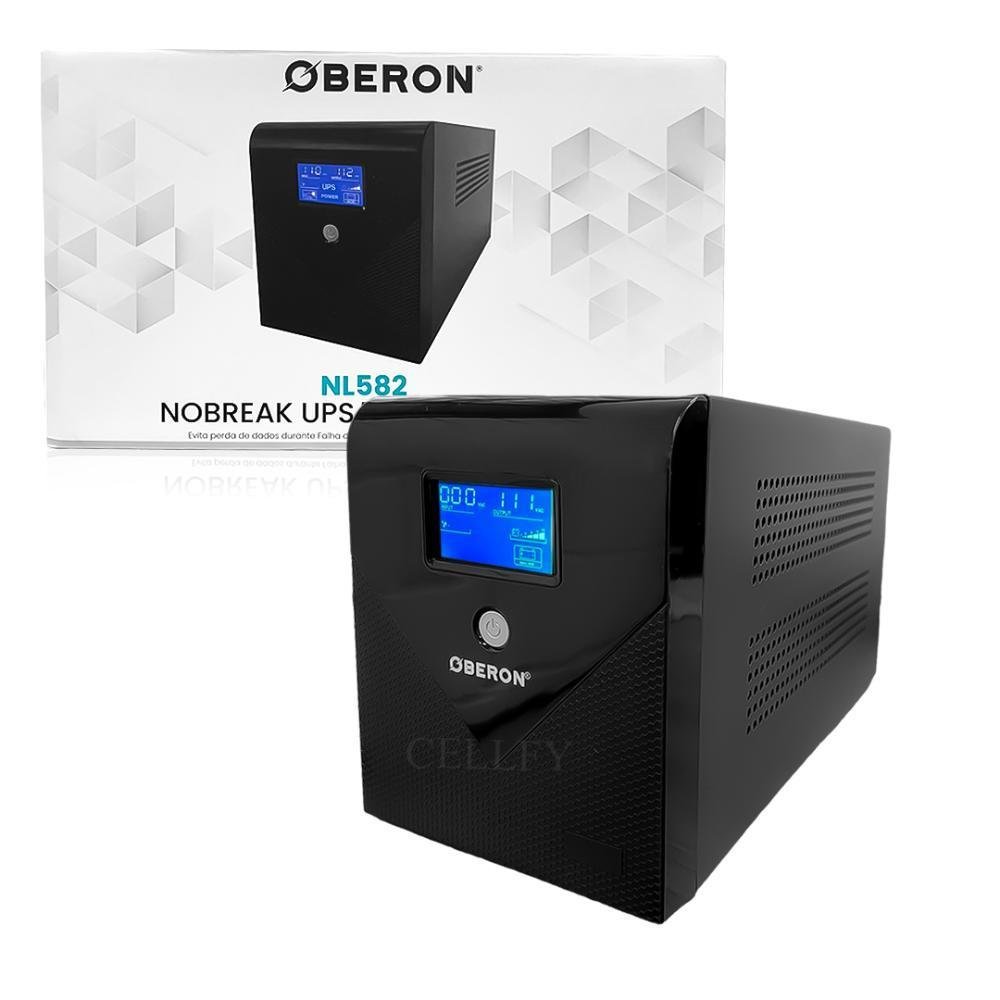 Imagem 3 de 3 do produto Nobreak Oberon Backup Segurança, UPS, Tv, PC, 1200va,720w, 110v