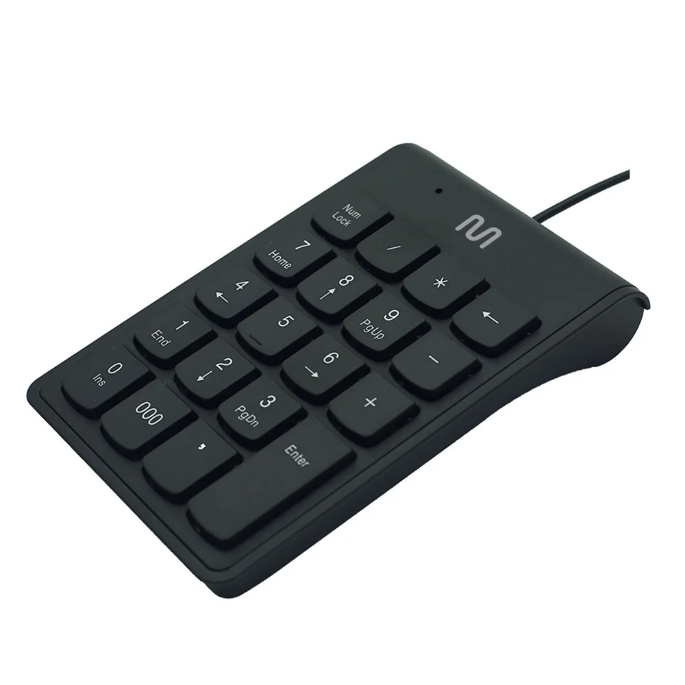 Imagem 4 de 5 do produto Teclado Numérico Com Fio Multi, USB, Cabo De 120cm, Com Tecla 000, Preto - Tc227