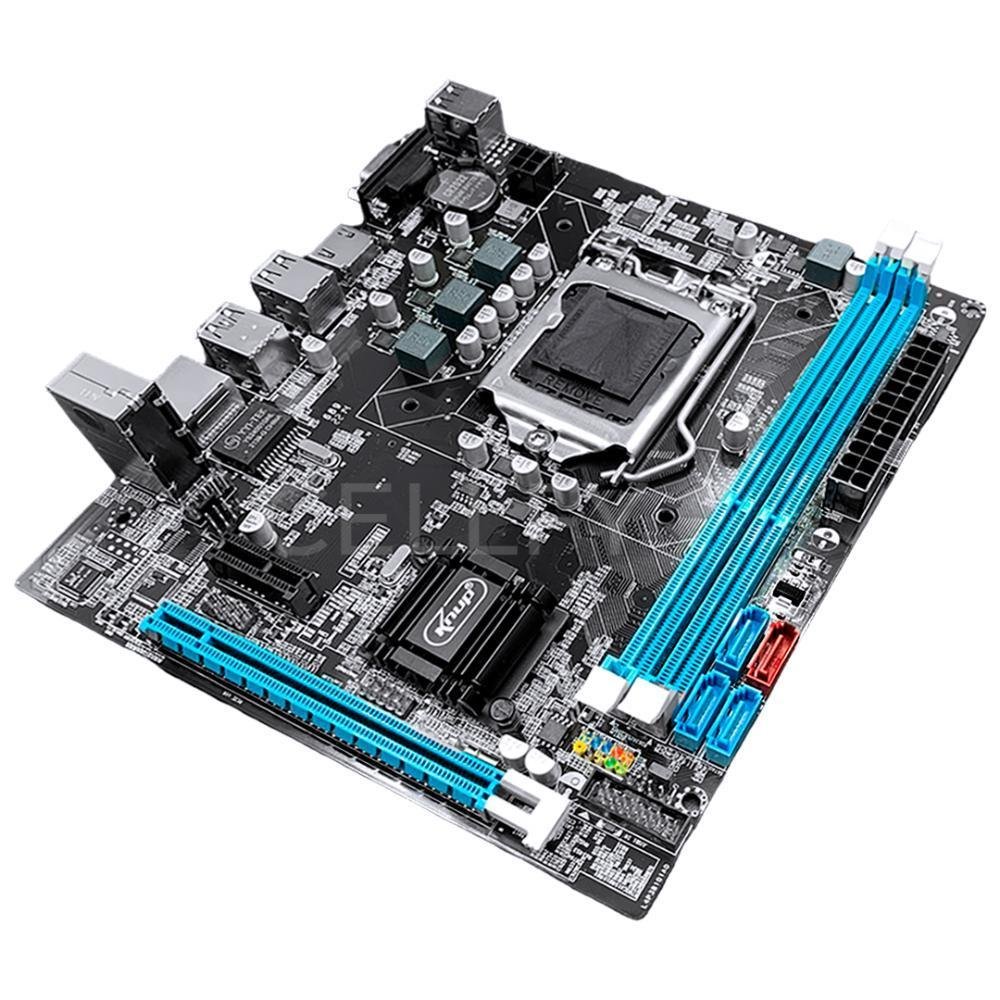 Placa-Mãe Knup B75/H77, Chipset Intel LGA 1155, Pci Express, DDR3, 16GB, USB 2.0 5
