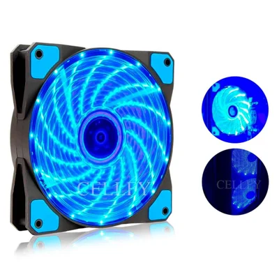 Cooler Knup para Gabinete e Cpu Led Azul KaBuM