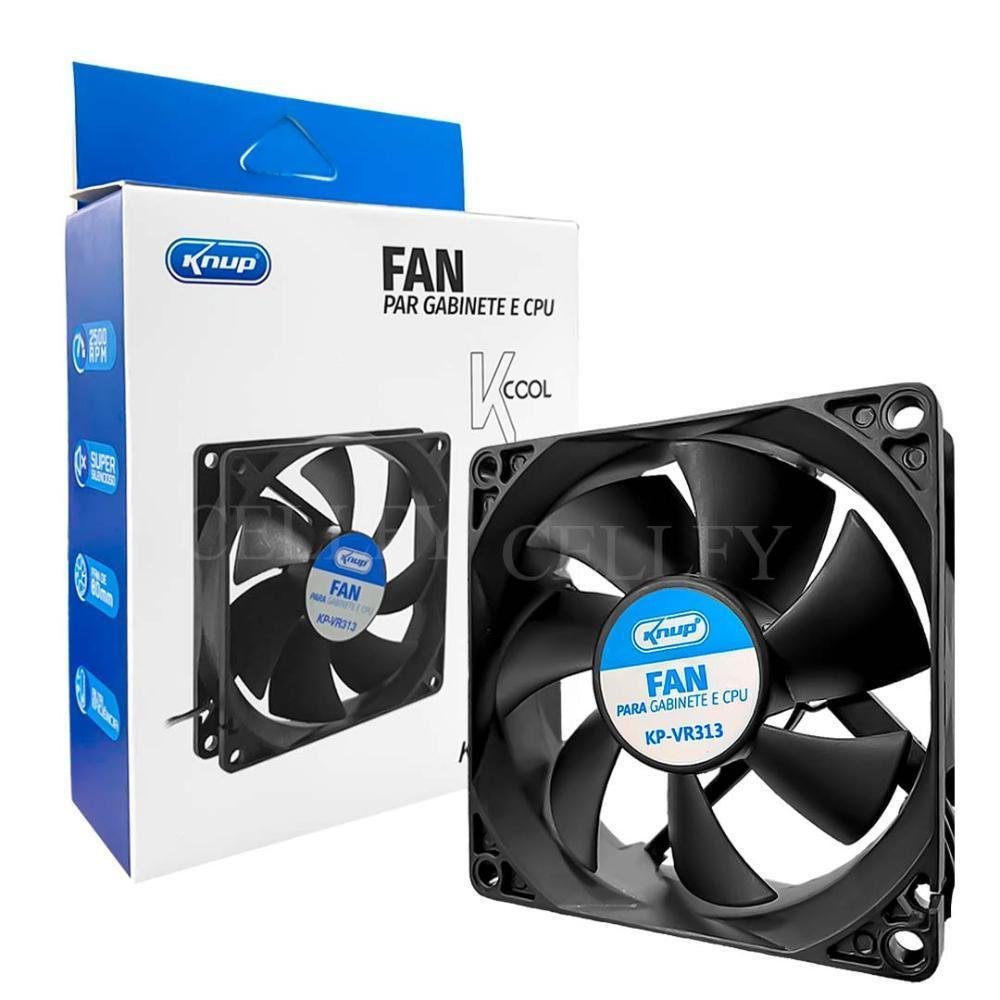 Cooler Fan Knup 80MM 12VDC KaBuM