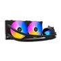 Fan Water Cooler Knup, Intel Amd, Duplo Fenrir, PWM, CPU, LED, RGB  - 12V