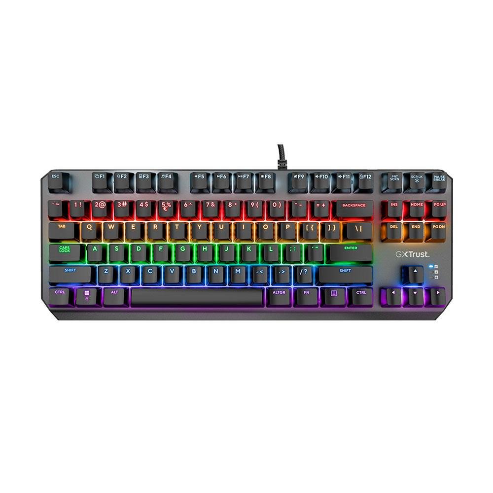 Teclado Mecânico Gamer Trust Tkl KaBuM
