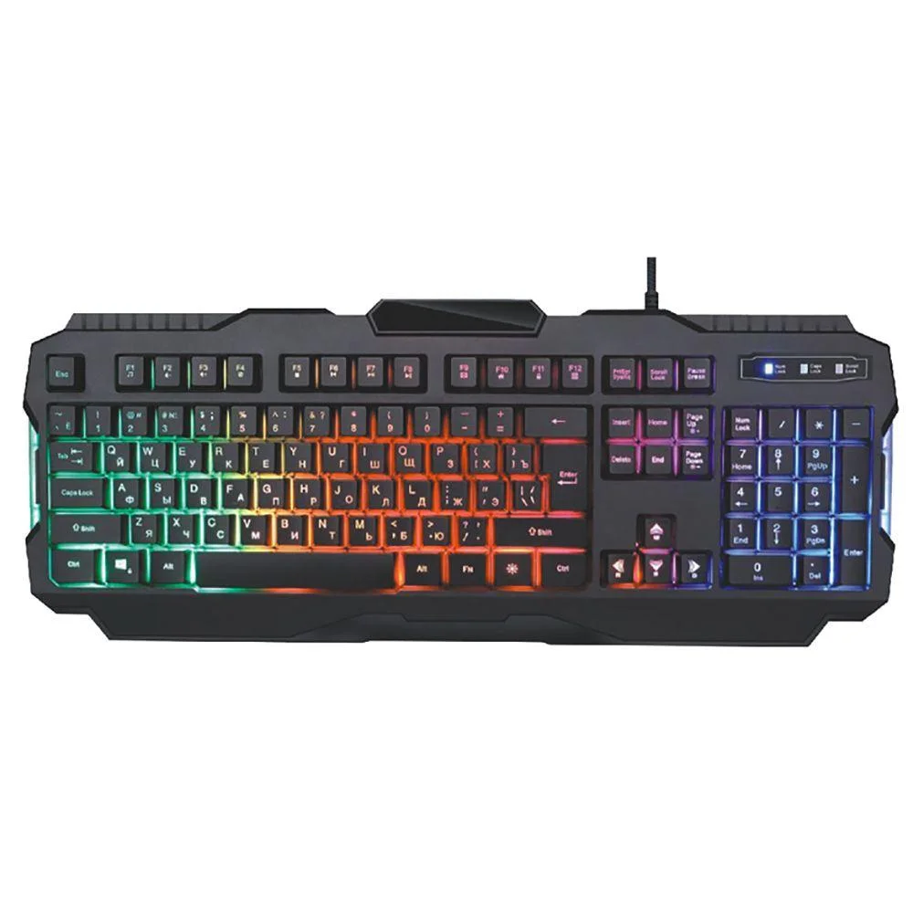Imagem 2 de 3 do produto Teclado Com Fio Gamer Sate AK-837, RGB, USB, 104 Teclas, Preto