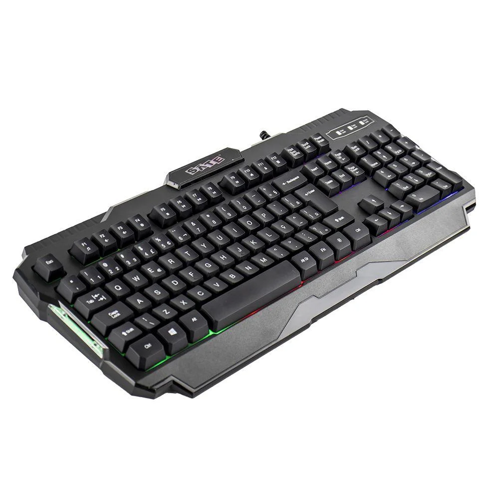 Imagem 3 de 3 do produto Teclado Com Fio Gamer Sate AK-837, RGB, USB, 104 Teclas, Preto