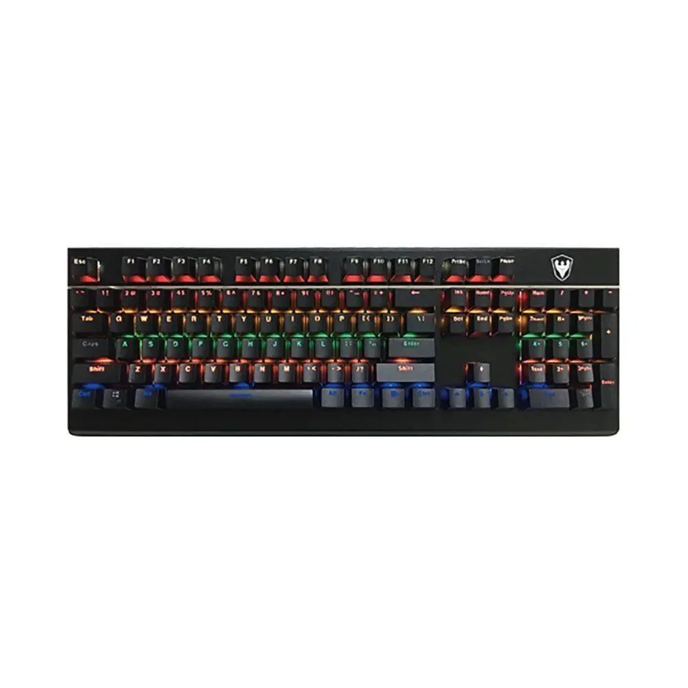 Imagem 3 de 4 do produto Teclado Com Fio Mecânico Gamer Satellite K3, Switch Blue, RGB, USB, 104 Teclas, Preto