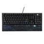 Teclado Com Fio Ótico Mecânico Gamer Satellite K4, RGB, USB, 104 Teclas, Preto