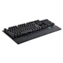 Teclado Com Fio Ótico Mecânico Gamer Satellite K4, RGB, USB, 104 Teclas, Preto