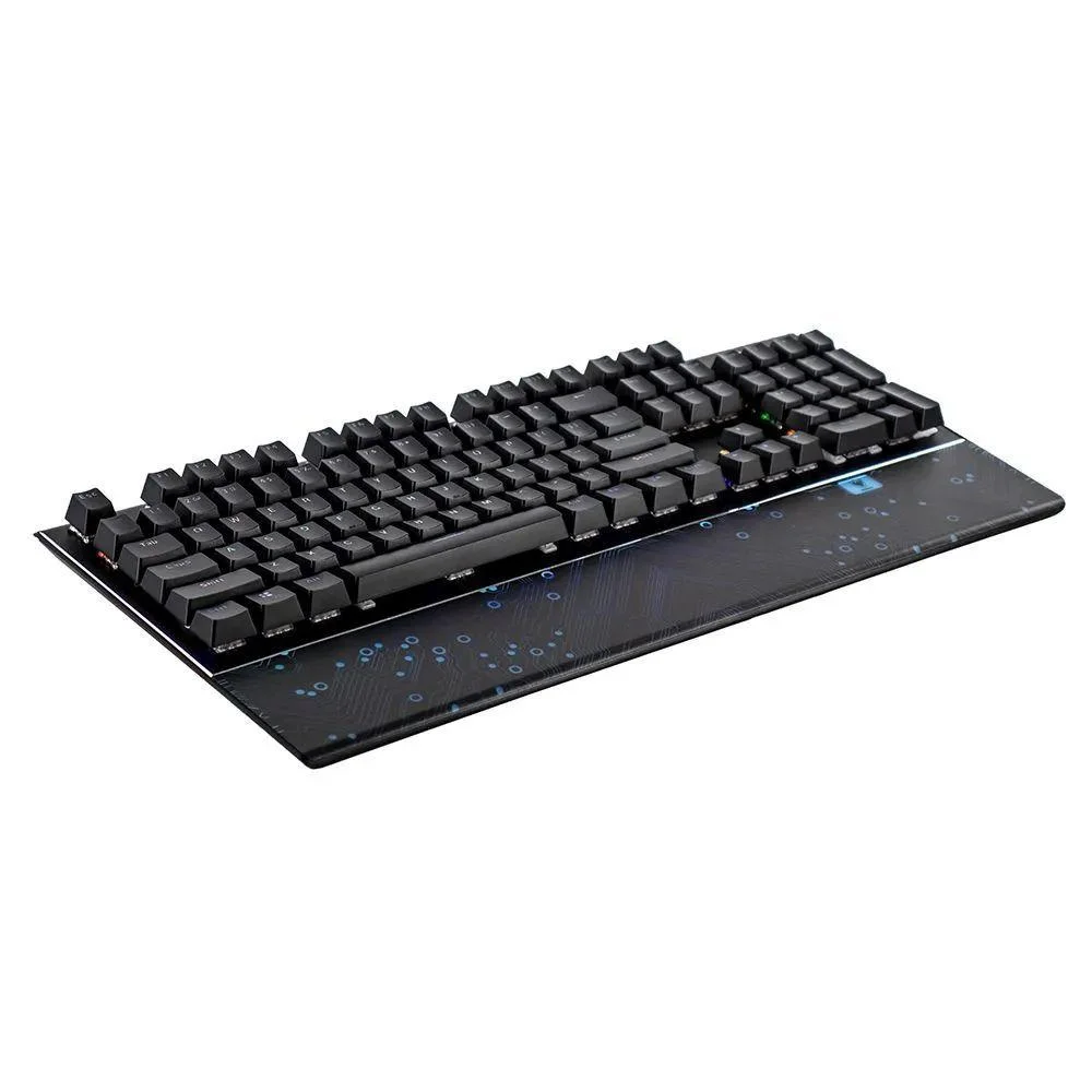 Teclado Com Fio Ótico Mecânico Gamer Satellite K4, RGB, USB, 104 Teclas, Preto Teclado Com Fio Ótico Mecânico Gamer Satellite K4, RGB, USB, 104 Teclas, Preto