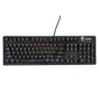 Teclado Com Fio Mecânico Gamer Satellite K6, Switch Blue, RGB, USB, 104 Teclas