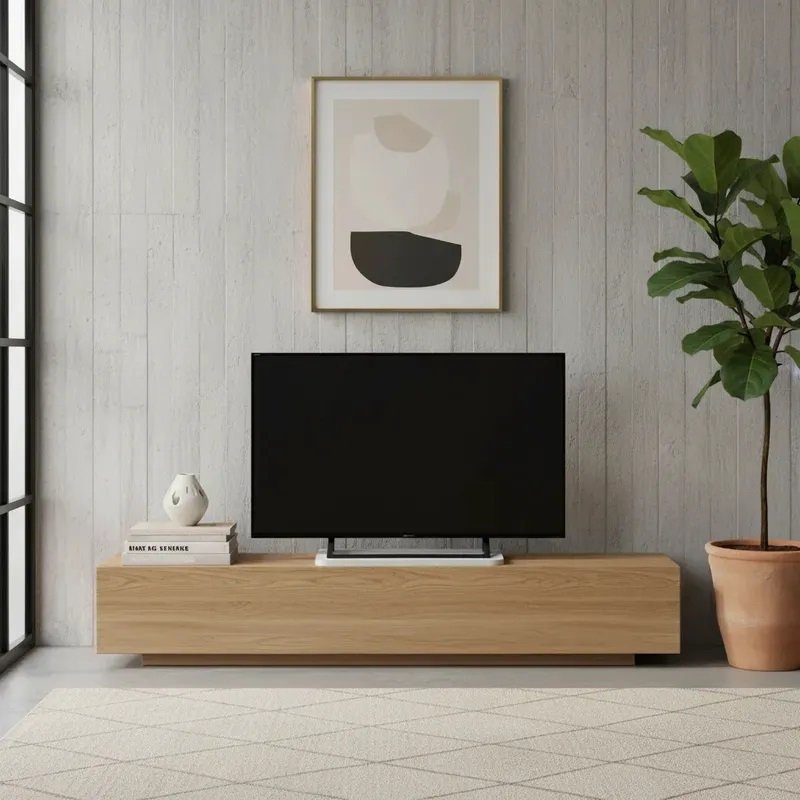 Suporte De Mesa Formalivre, Giratório 360°, Para Tv, Branco