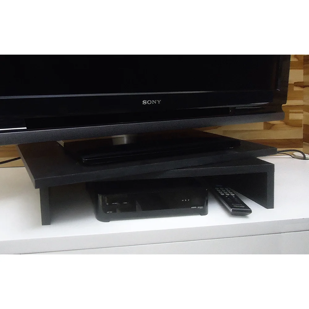 Imagem 5 de 5 do produto Suporte De Mesa Formalivre, Base Giratório, Com Nicho 360°, Para Tv, Preto