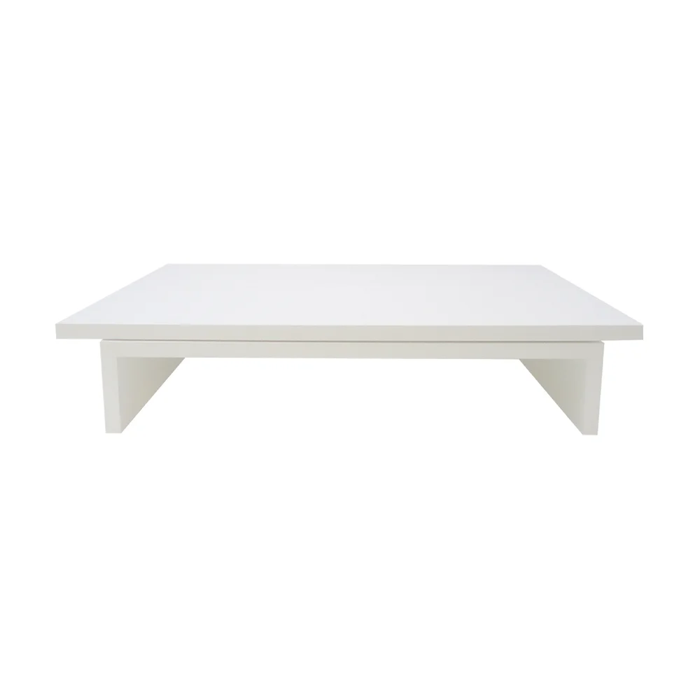 Imagem 5 de 5 do produto Suporte De Mesa Formalivre, Base Giratório, Com Nicho 360°, Para Tv, Branco