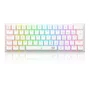 Teclado Gamer Redragon Anivia Lunar White, RGB, Switch Azul