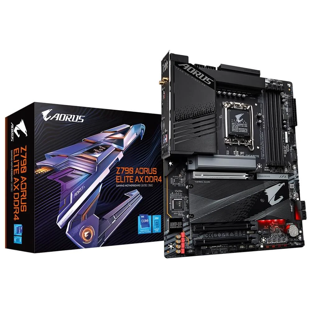 Placa Me Gigabyte Z790 Aorus Elite AX DDR4 KaBuM