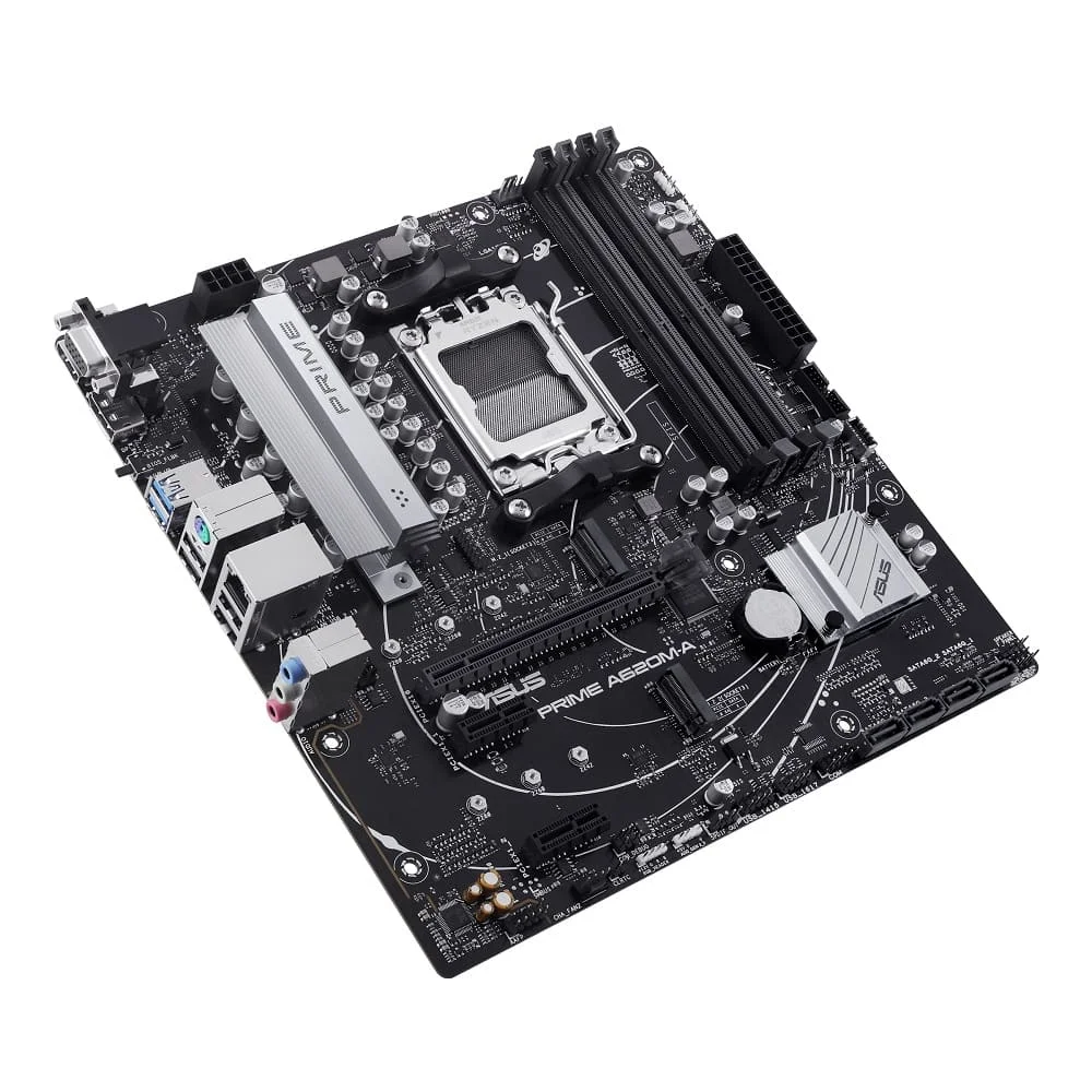 Placa Mãe Asus Prime A620m-a, AMD, Am5, Chipset A620, Matx, DDR5 - Prime A620m-a 7