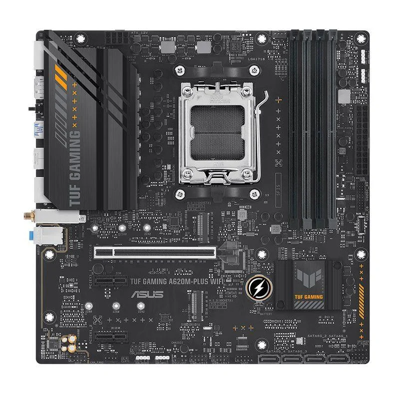 Imagem 4 de 5 do produto Placa Mãe Asus Tuf Gaming A620m-plus WIFI, AMD Am5, Chipset A620, Matx, DDR5 - Tuf Gaming A620m-plus WIFI