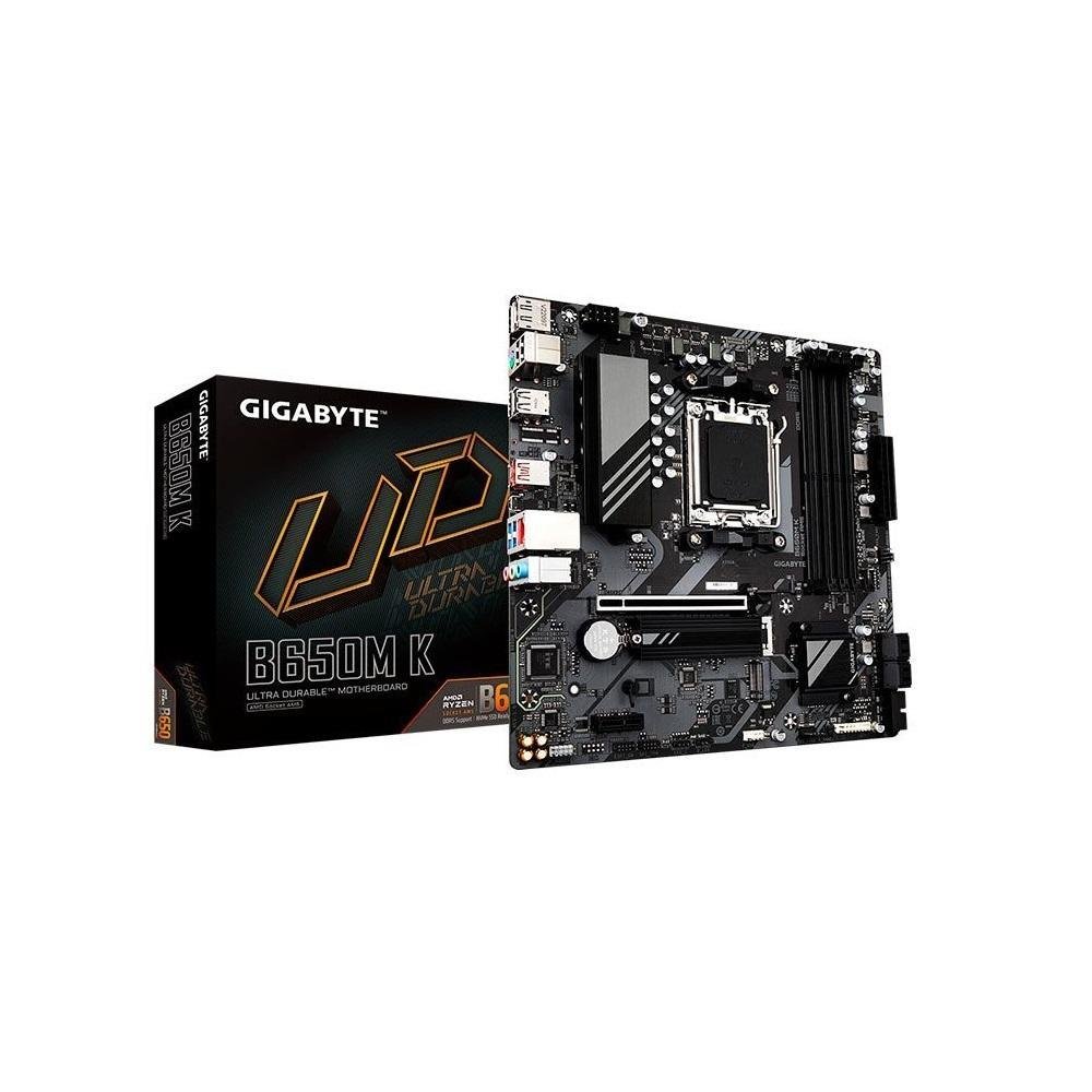GIGABYTE B650M K (AMD Socket AM5対応) Placa Me Gigabyte B650m K AM5 DDR5 KaBuM