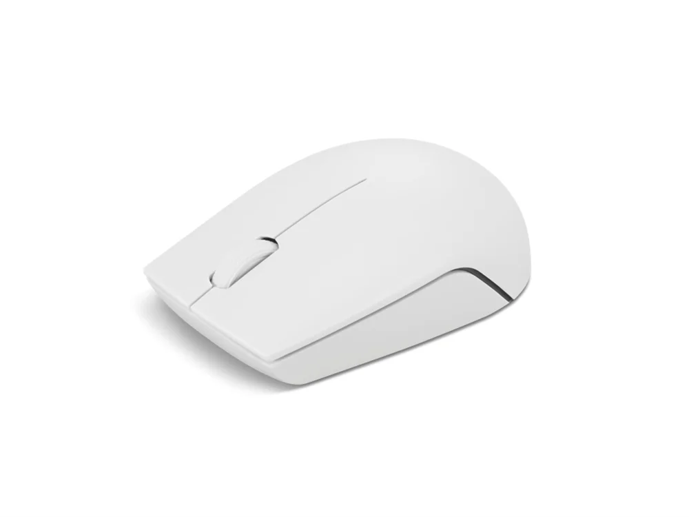 Imagem 4 de 5 do produto Mouse Sem Fio Compacto Lenovo 300 Cinza Claro Gy51l15677