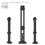 Suporte Para Placa De Vídeo Ntc H21, Preto - H21BLK 3
