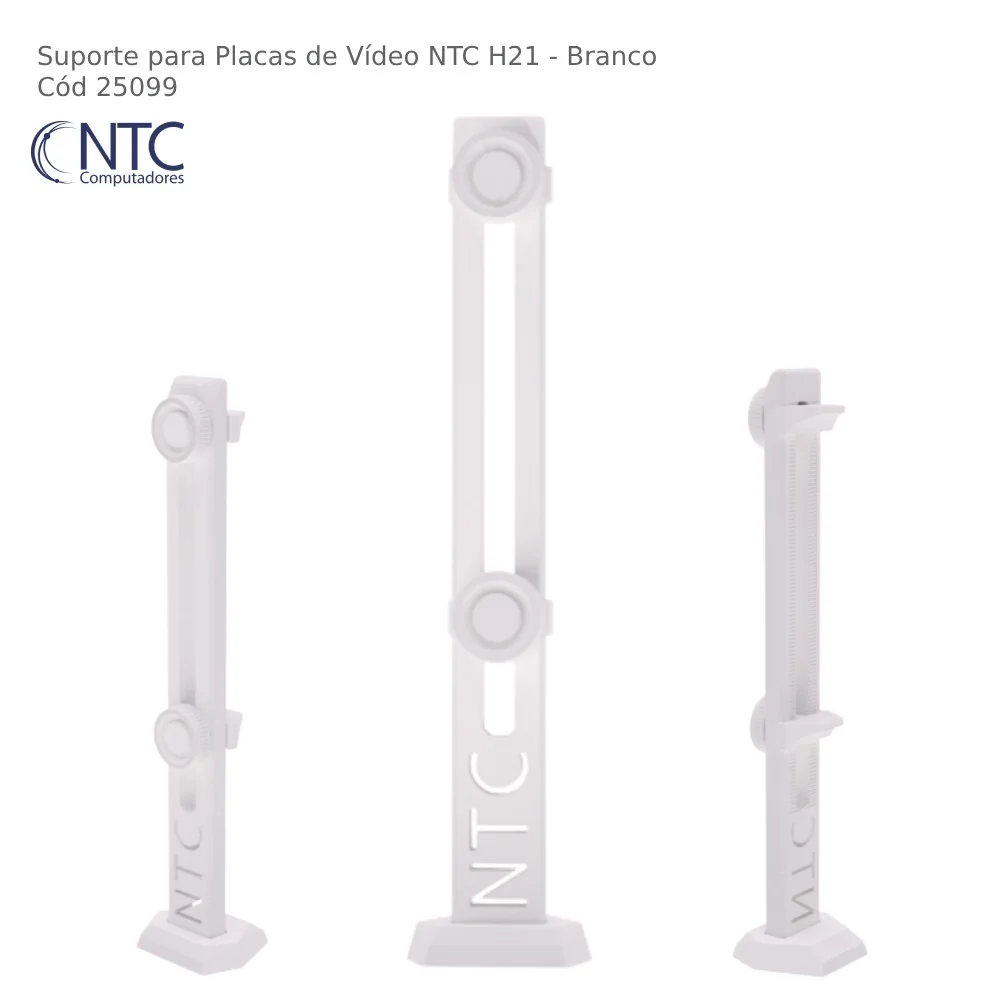 Suporte Para Placa De Vídeo Ntc H21, Branco - H21WHT 4