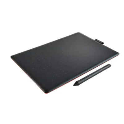 Mesa Digitalizadora One By Wacom, Ctl672, Média, Preto E Vermelho